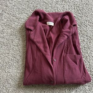 Tommy John Burgundy Ribbed Shirt